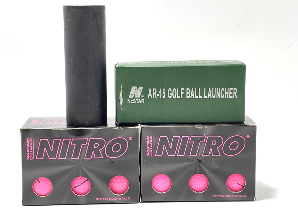 NcSTAR AR-15 Golf Ball Launcher & Nitro Golf Balls