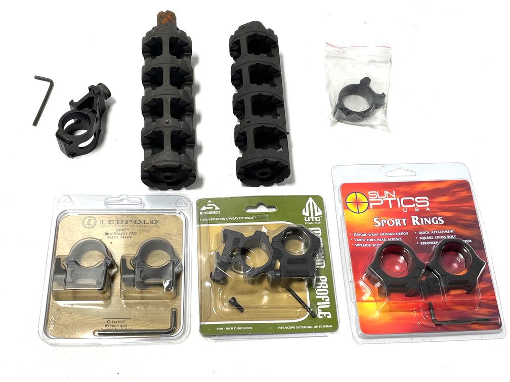 Leupold, UTG & Sun Optics Rings & Firearm Accessories