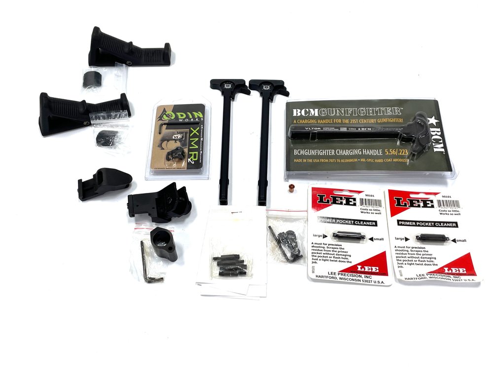 Assorted AR-15 Accessories & Lee Reloading Tools