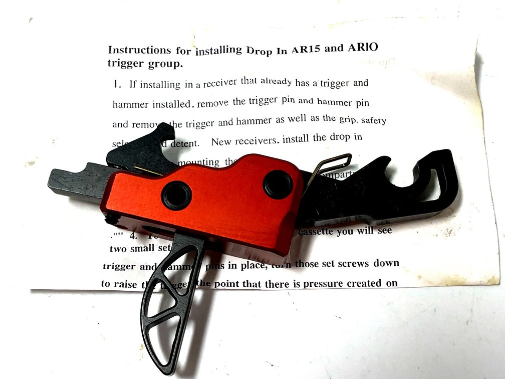 AR-15 / AR-10 Drop-In Match Trigger Group