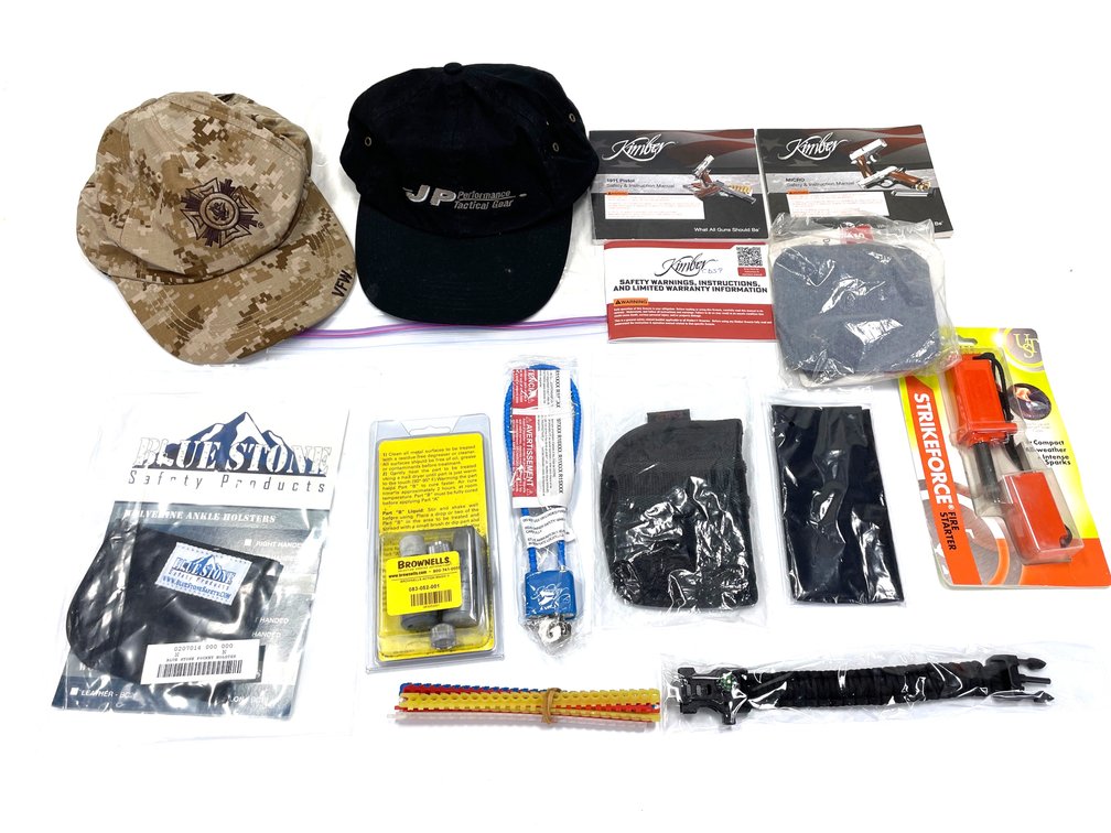 Mixed Tactical Gear, Holsters, Kimber Manuals & Action Magic II