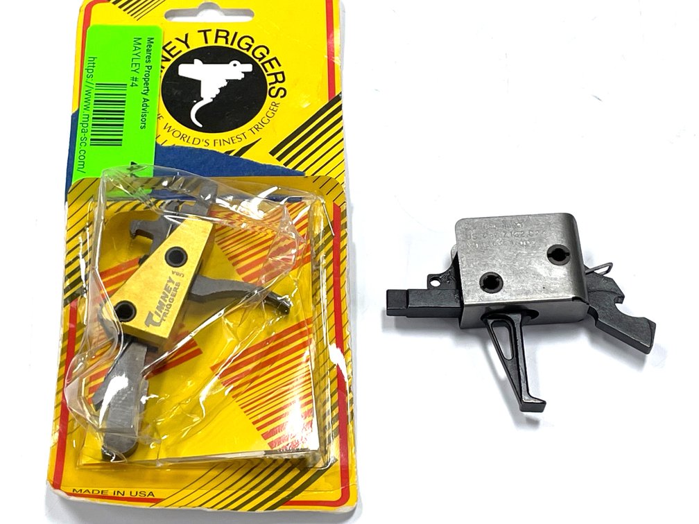 Two Timney & CMC AR-15 Drop-In Trigger Assemblies