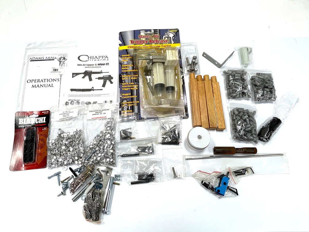 Mixed Firearm Accessories: Bianchi Speed Strips, Gas Checks & Parts