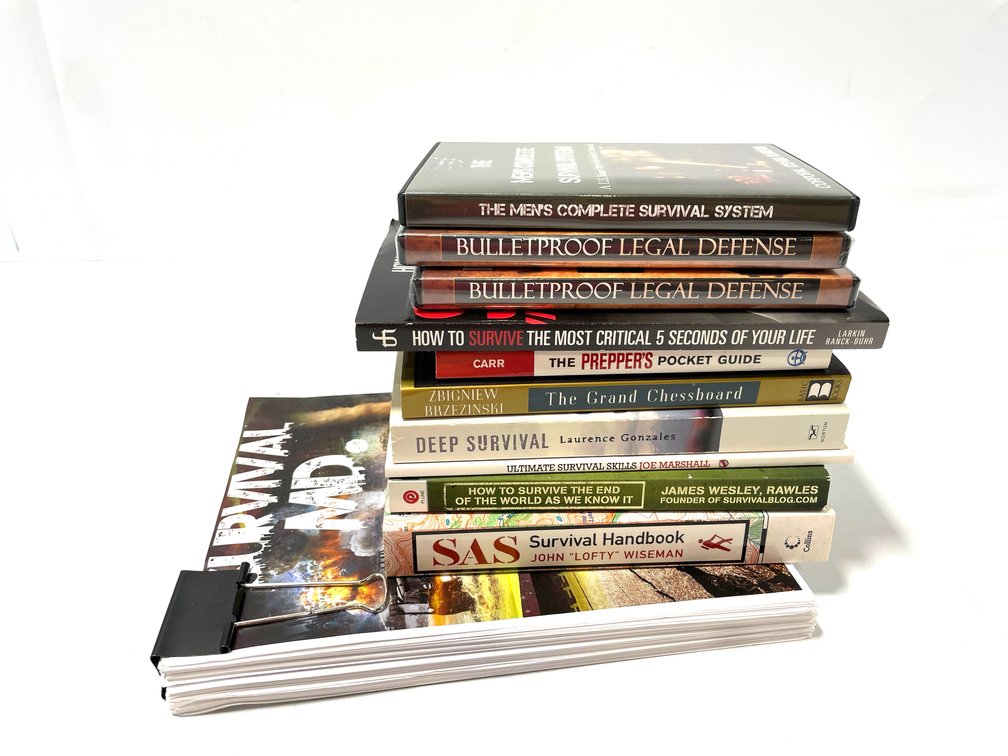 11-Piece Survival & Tactical Preparedness Media Lot