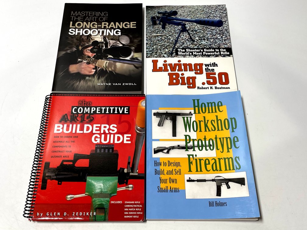 Four Firearms Reference and Gunsmithing Books