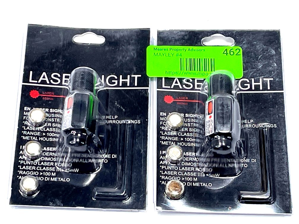Two 650nm Red Laser Sights