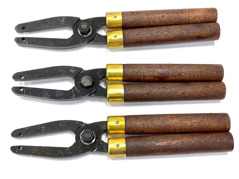Three NOE Bullet Mold Handles