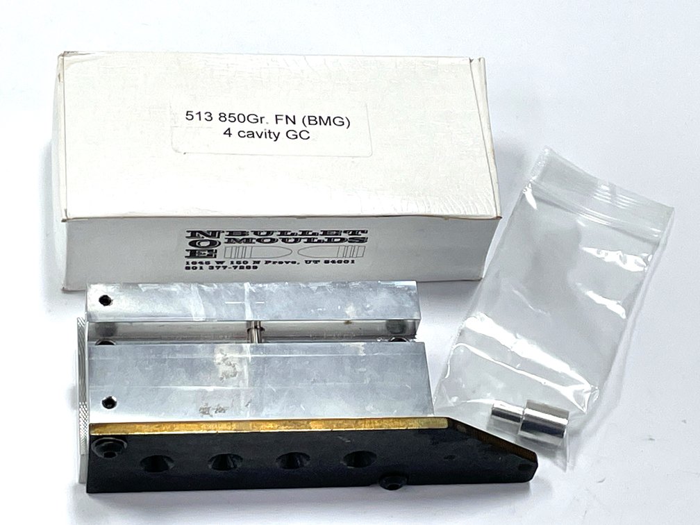 NOE Bullet Moulds .513 850Gr. FN 4-Cavity Mould