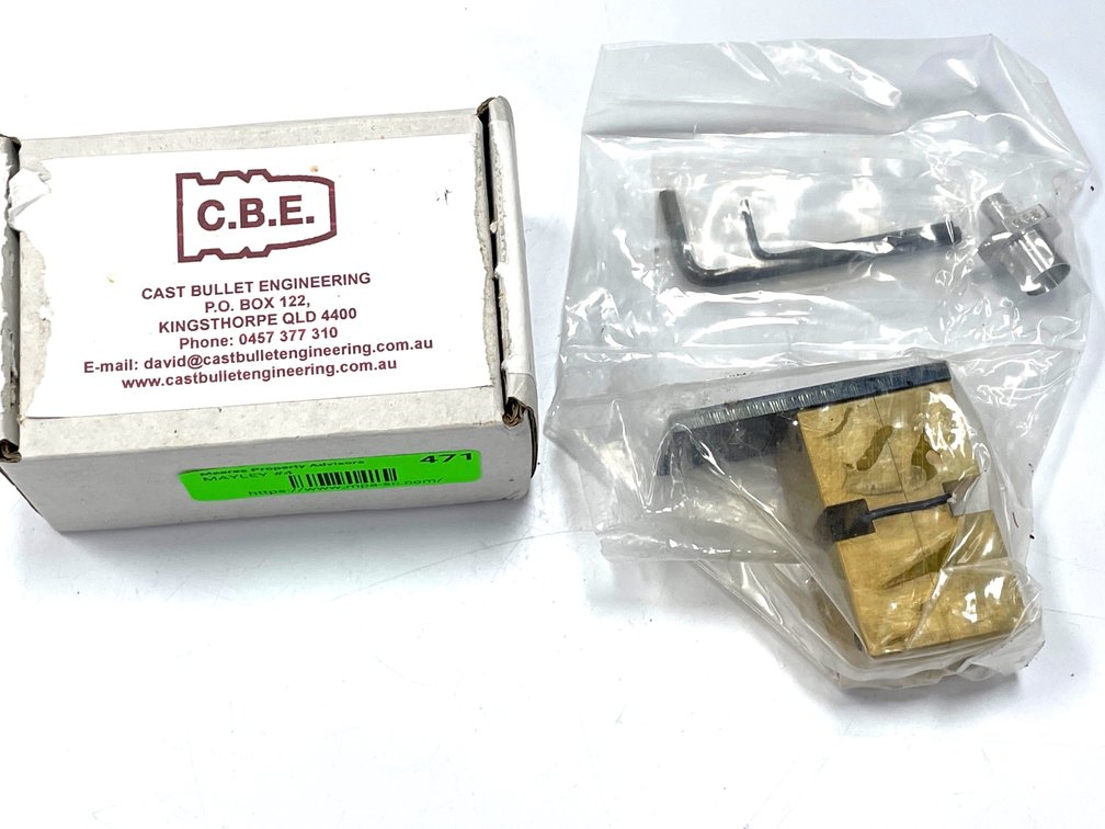 Cast Bullet Engineering 512 975 GC Single Cavity Brass Bullet Mould