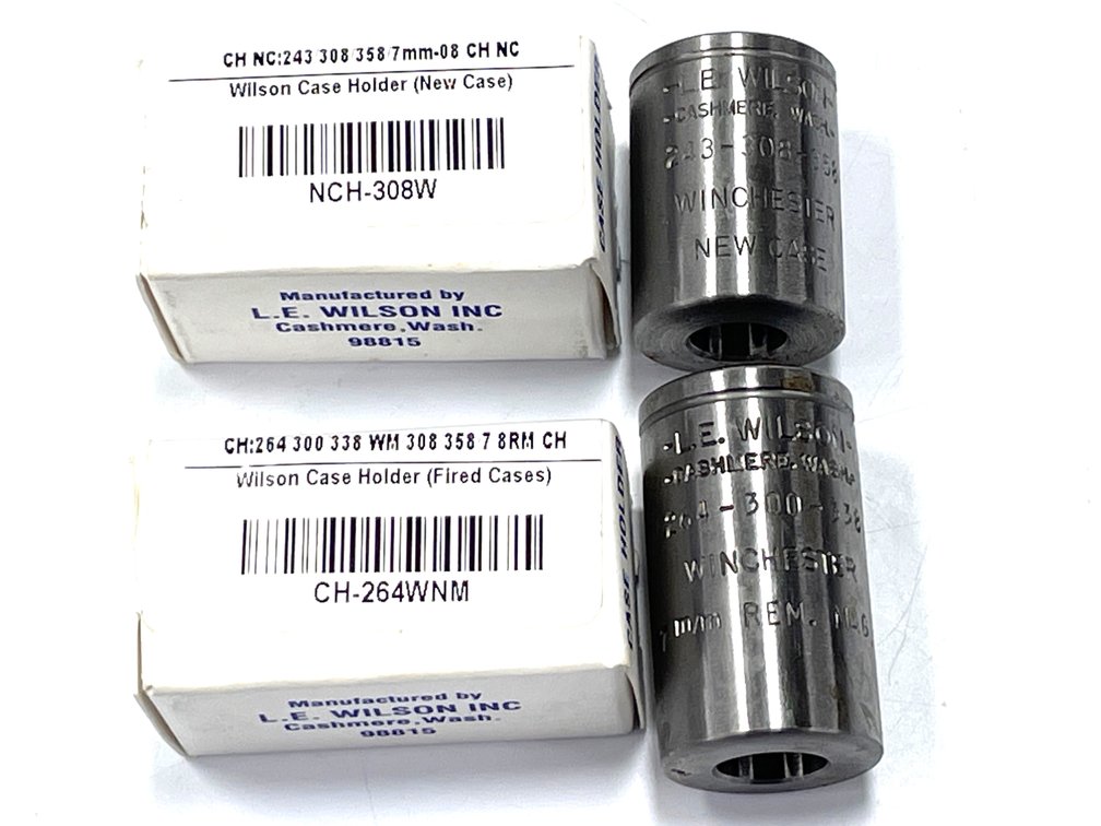 Pair of L.E. Wilson Case Holders with Original Boxes