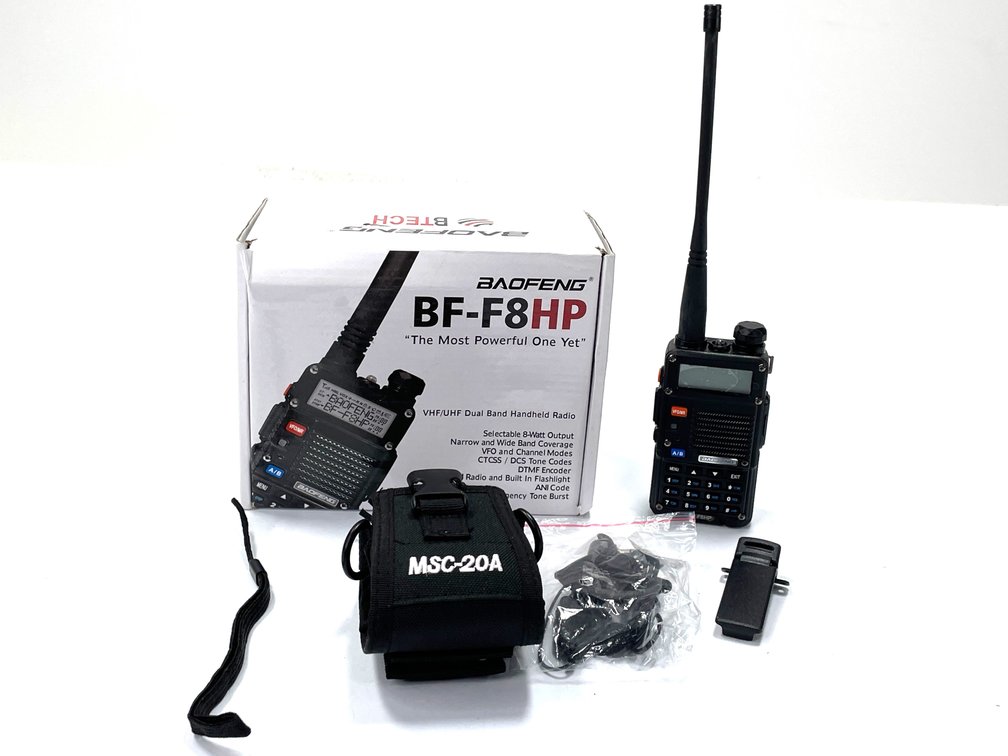Baofeng BF-F8HP 8-Watt Dual Band Handheld Radio