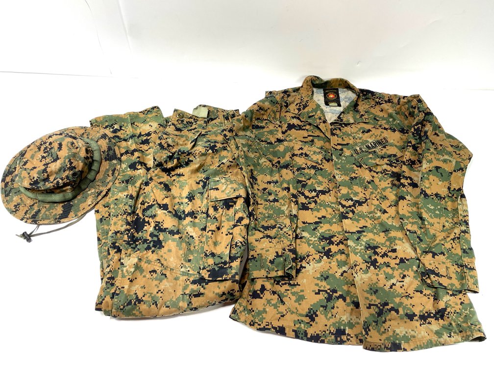 3-Piece USMC Woodland MARPAT Uniform Set & Field Cover