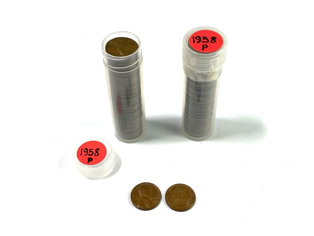 1958 Lincoln Wheat Cents
