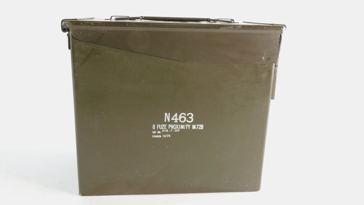 Empty Metal Ammo Can