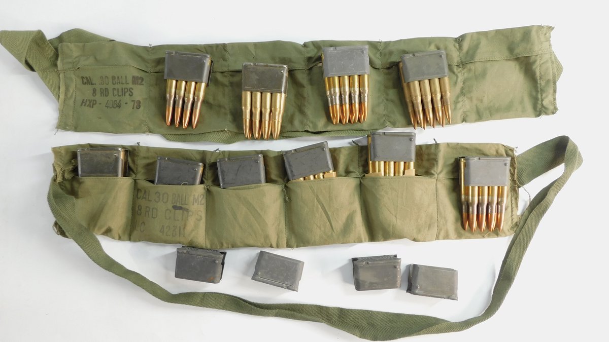 80 Rounds .30 Caliber with Clips