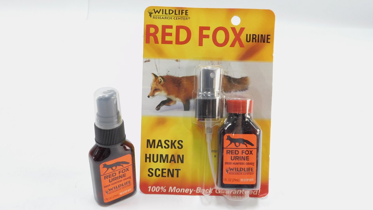 Two Bottles of Wildlife Research Center Red Fox Urine