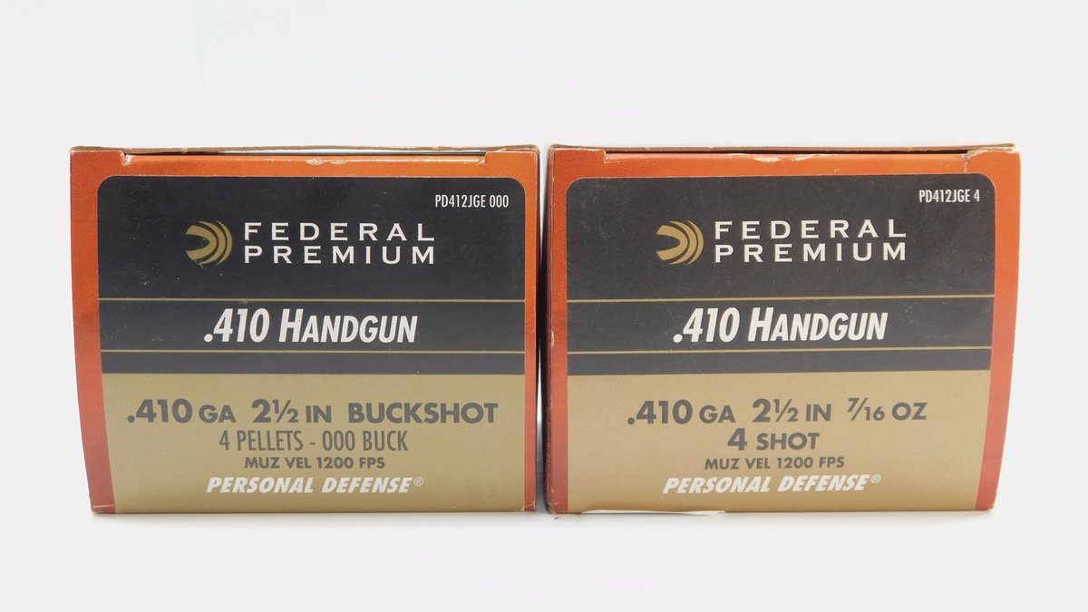 40 Rounds Federal Premium 410 Handgun 2 1/2" Buckshot