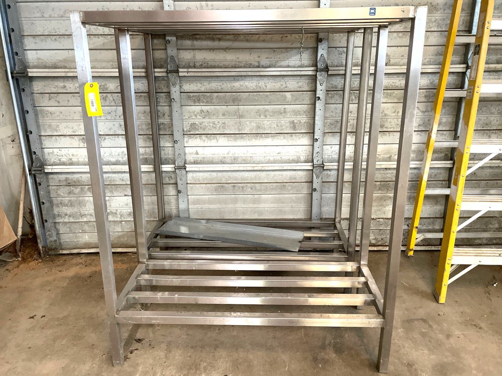 Two NSF Stainless Steel Cooler/Freezer Racks