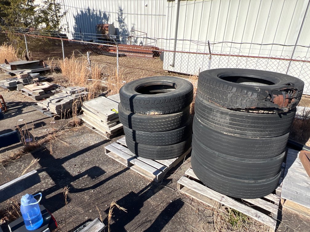 Utility Covers, Truck Tires, Red Brick, Cement Tiles
