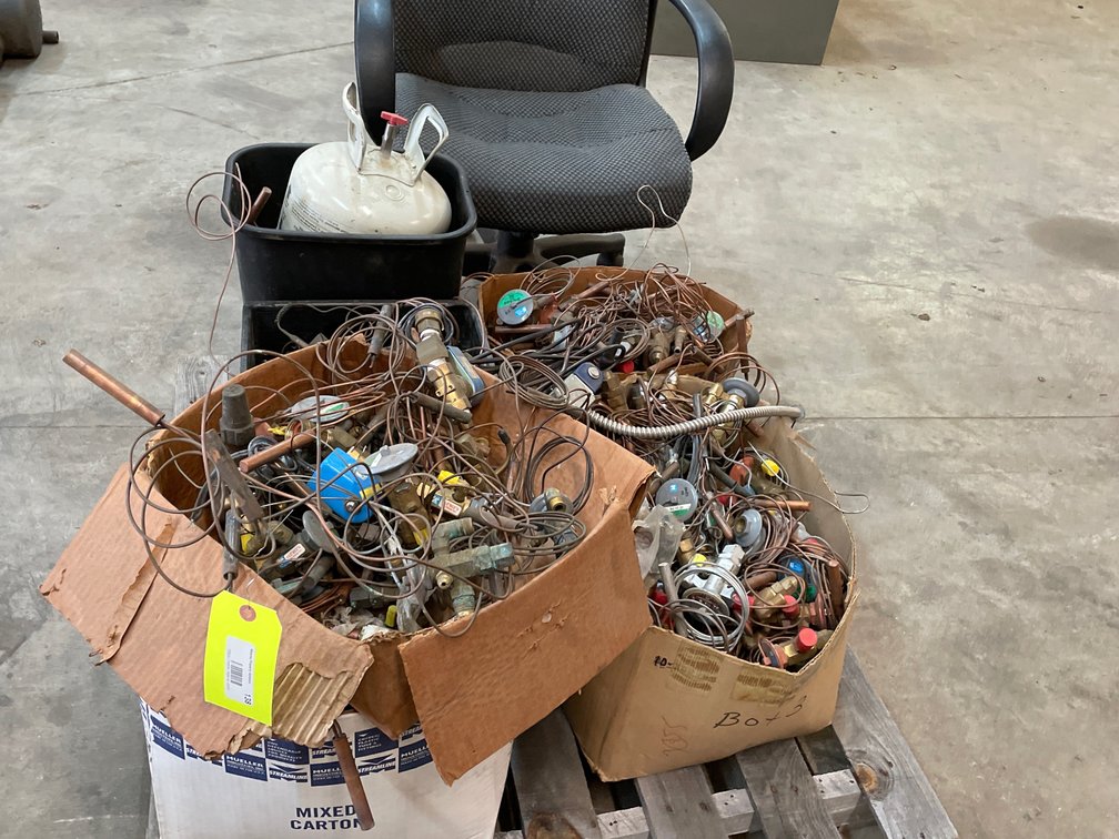Thermostatic Expansion Valves, Office Chair, and Empty Tank