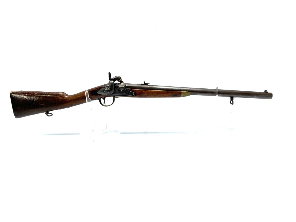 Unmarked Percussion Rifle Cutdown to a 18.5" Barrel