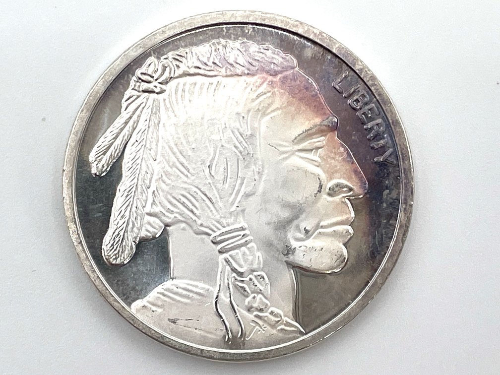 Buffalo Nickel Style Silver Round - 1 Ounce .999 Fine Silver