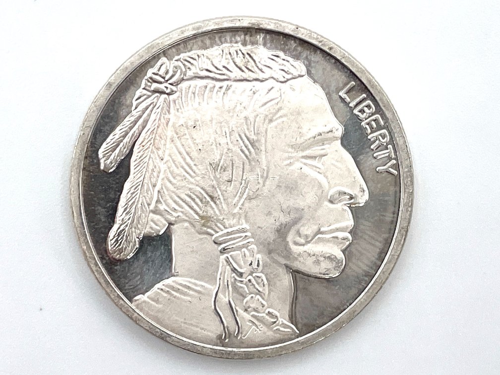 Buffalo Nickel Style Silver Round - 1 Ounce .999 Fine Silver