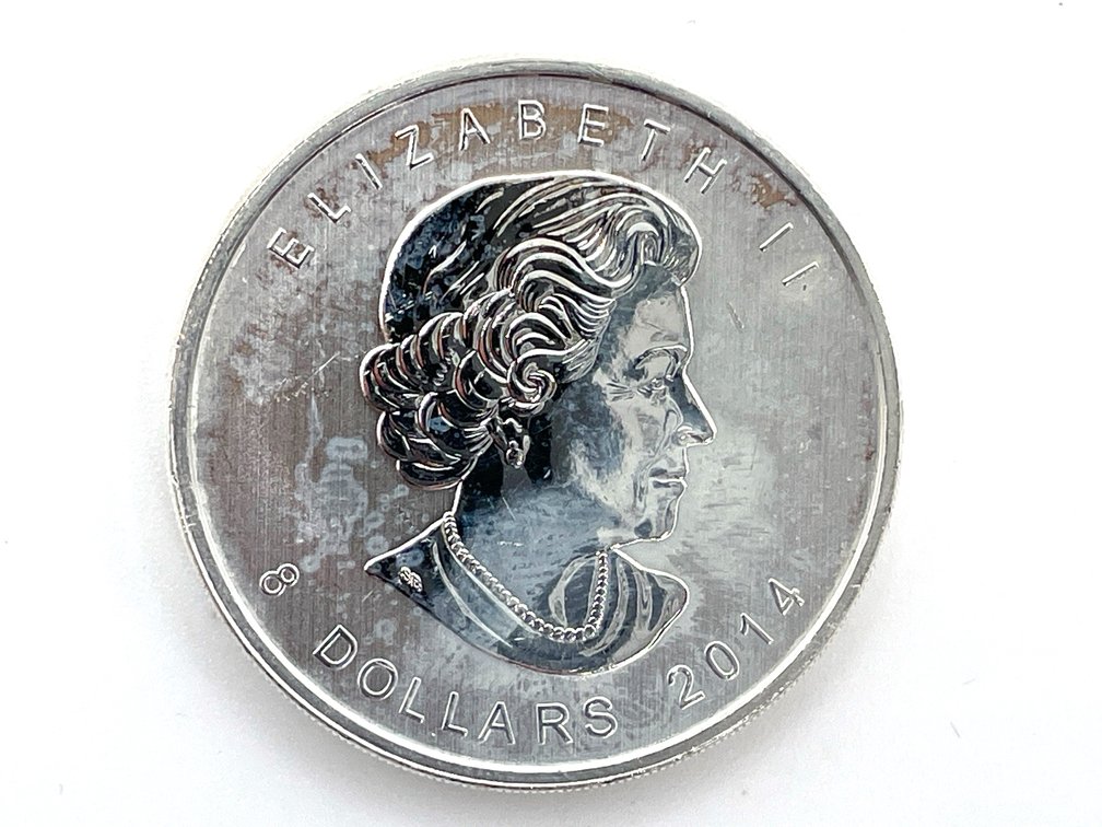 2014 Canadian $8 Silver Arctic Fox - 1.5 Ounce .9999 Fine Silver