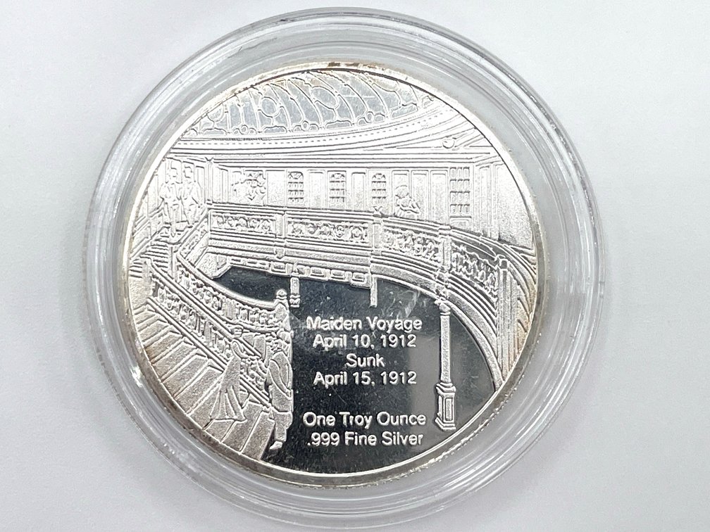 Titanic Silver Round - 1 Troy Ounce .999 Fine Silver