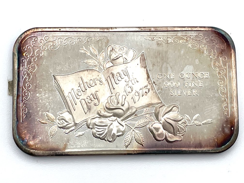 Mother's Day 1973 - 1 Troy Ounce .999 Fine Silver
