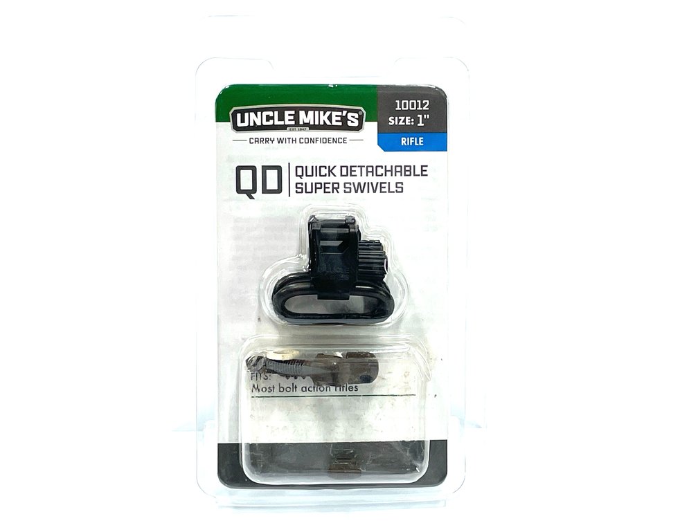 New Uncle Mikes One Inch Rifle Sling Swivel Set