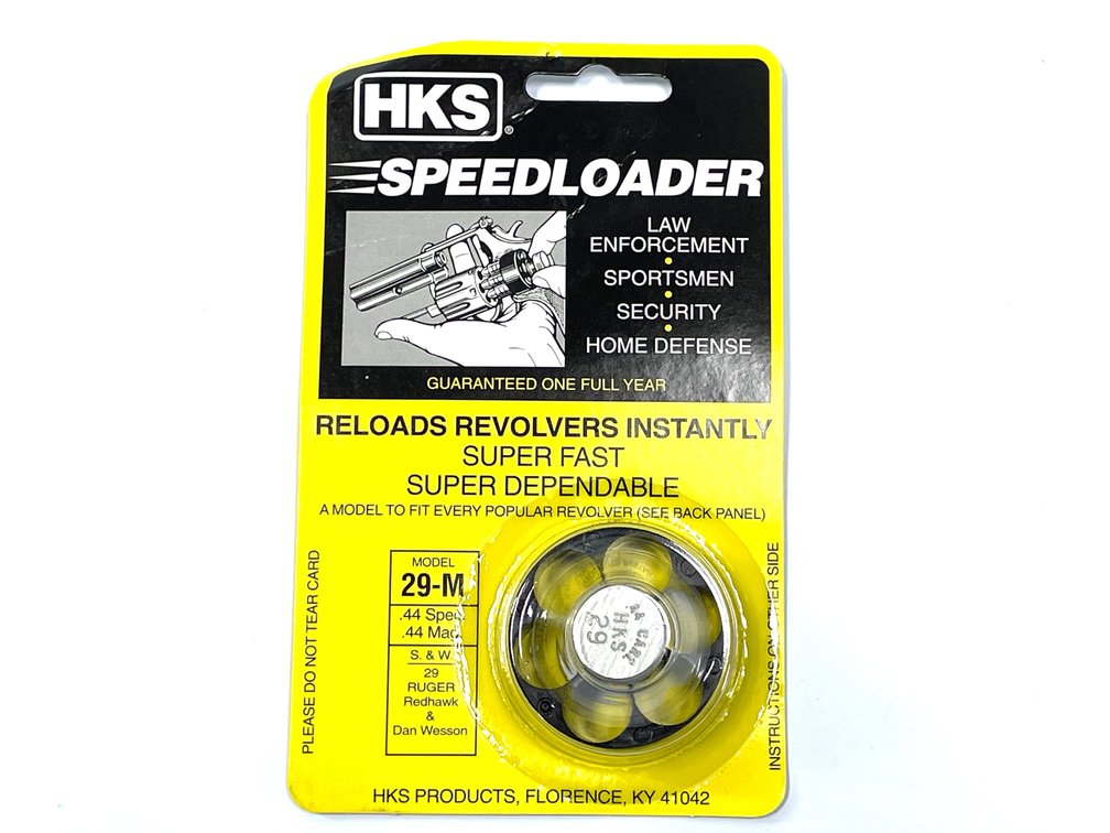 New HKS .44 Mag Speedloader for S&W 29, 629 Ruger Redhawk, Colt Anaconda.