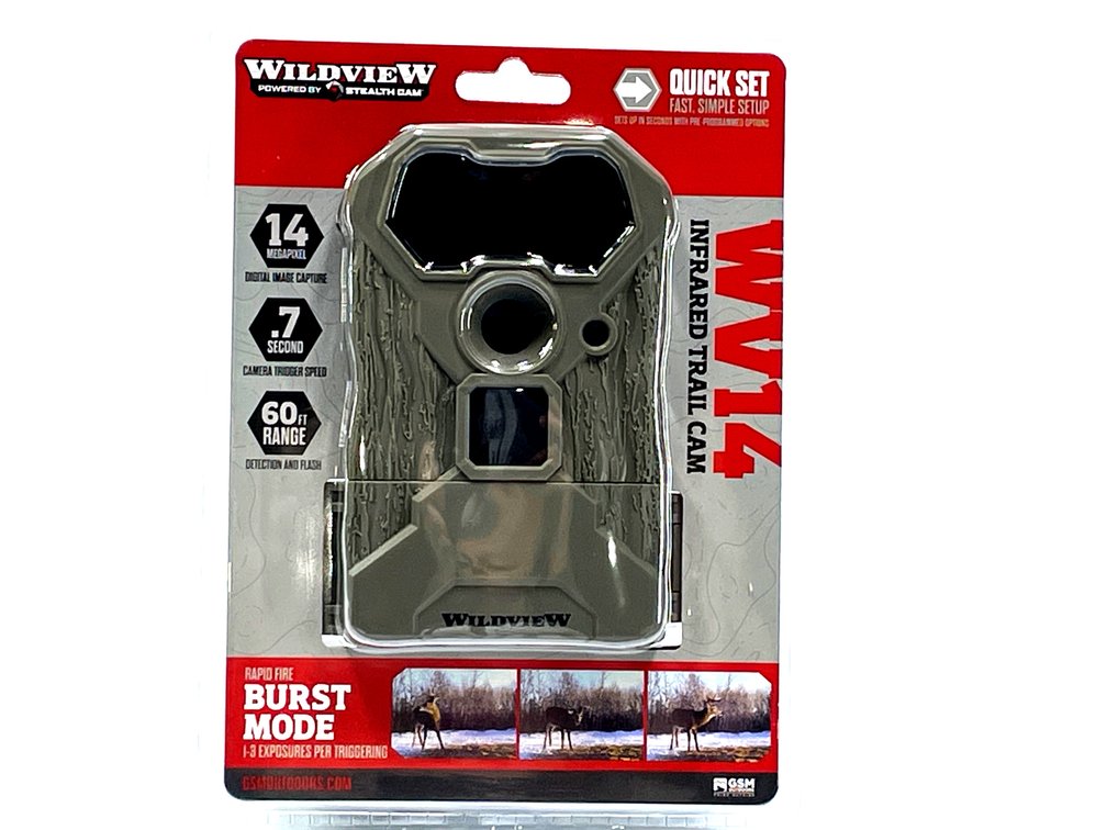 New Stealth Cam Wildview Trail Camera with Infrared Flash.