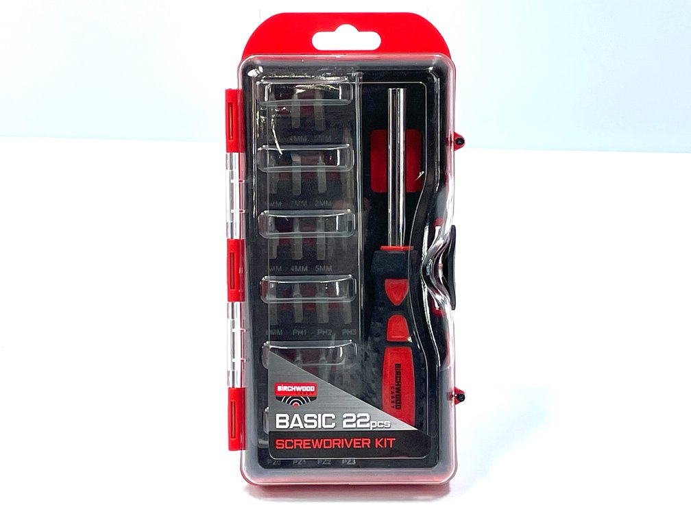 New 22 Piece Birchwood Casey Gunsmith Screwdriver and Bit Set.