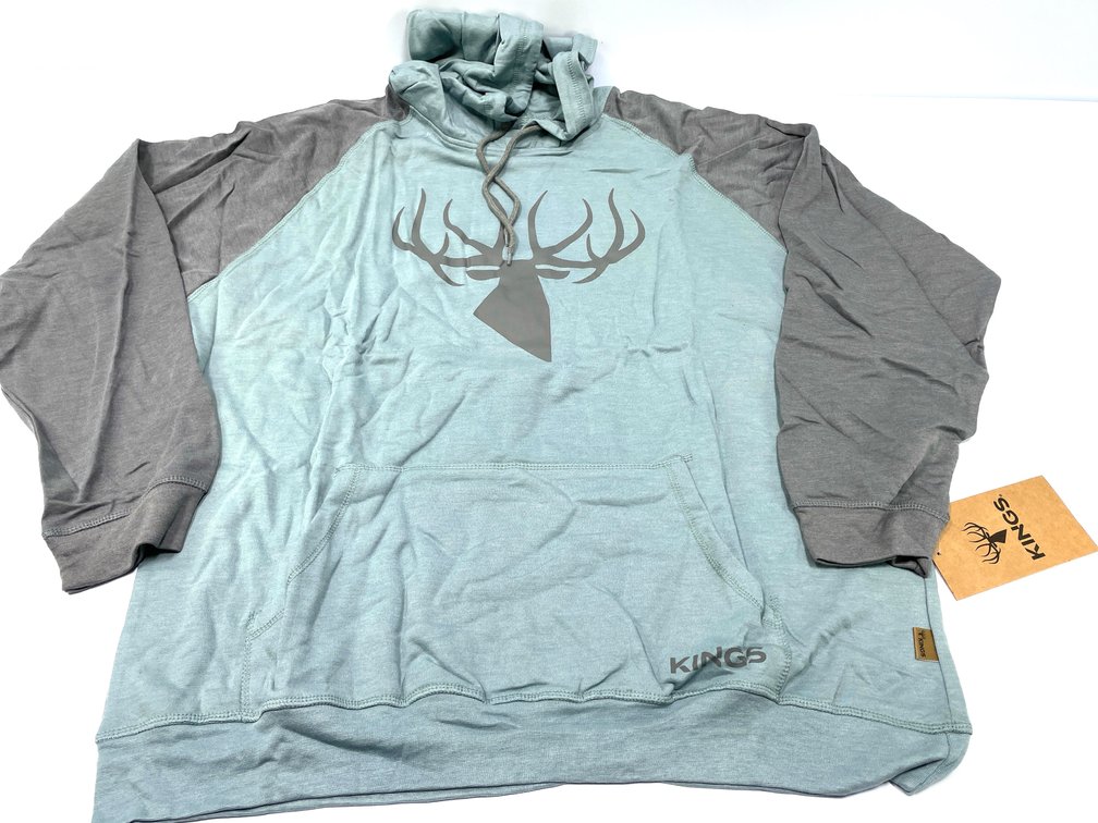 New Mens Kings Camo Hoodie Size 2XL.