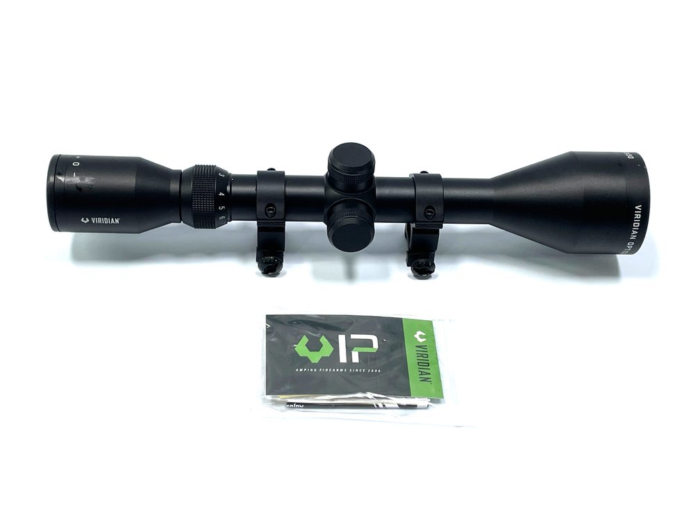 New Viridian 3-12x50mm Rifle Scope. Matte Finish and Duplex Reticle.