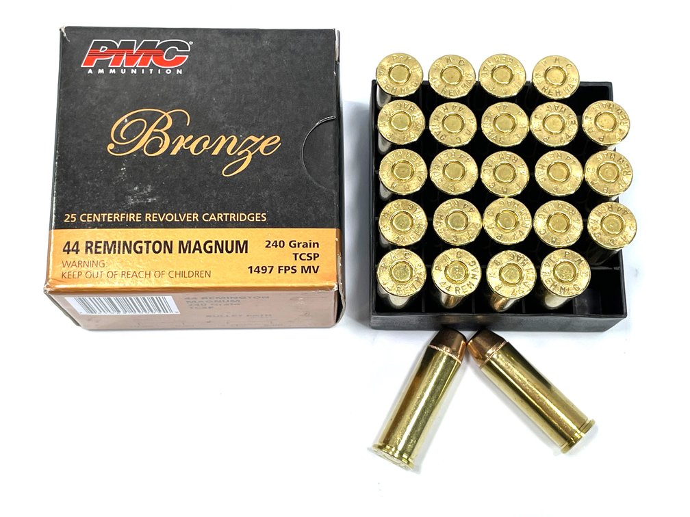25 Rounds PMC .44 Magnum Ammo. 240 Grain TCSP.