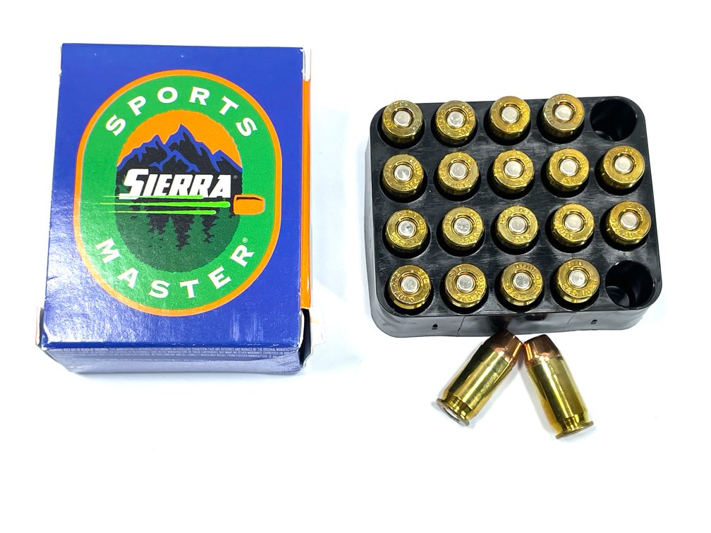 20 Rounds Sierra .380 ACP Ammo. 90 Grain Hollow Point.