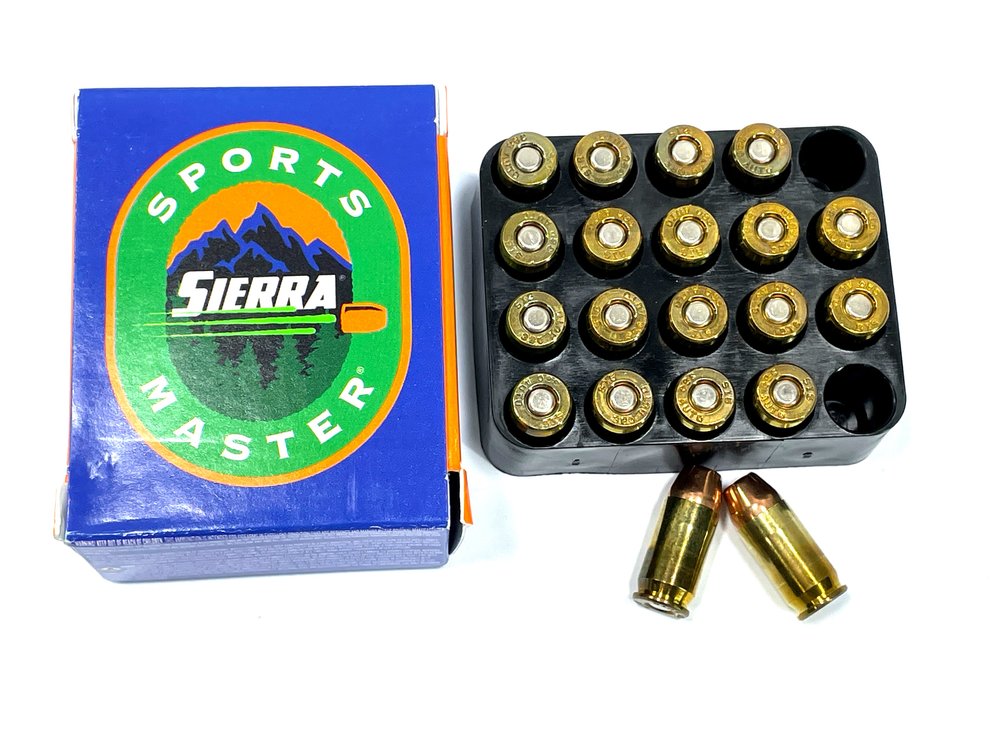 20 Rounds Sierra .380 ACP Ammo. 90 Grain Hollow Point.