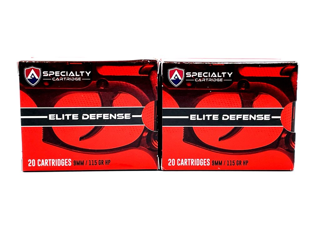 40 Rounds Atlanta Arms Elite 9mm Ammo. 115 Grain Hollow Point.