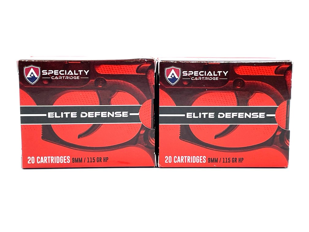40 Rounds Atlanta Arms Elite 9mm Ammo. 115 Grain Hollow Point.