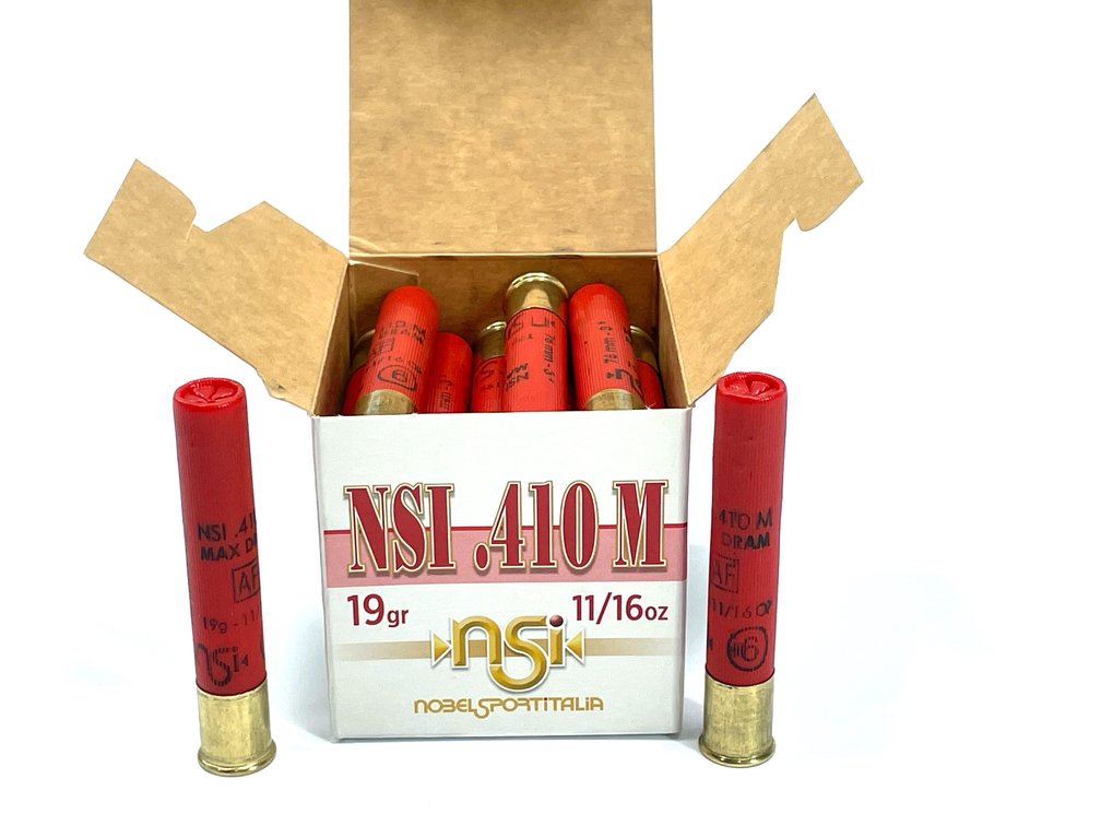 25 Rounds Nobel Sport .410 Gauge Shotgun Shells. 3” #6.