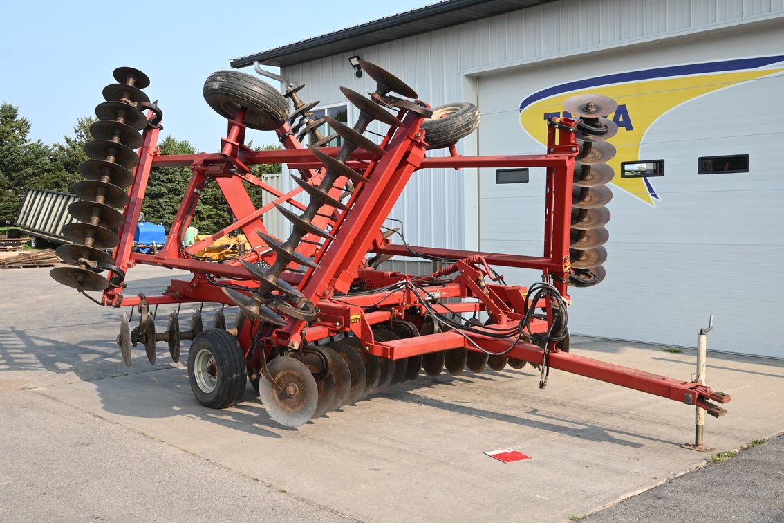 1988 Case International 496 DH 25' Tandem Disk Harrow rock disk gang, Kisro Retirement