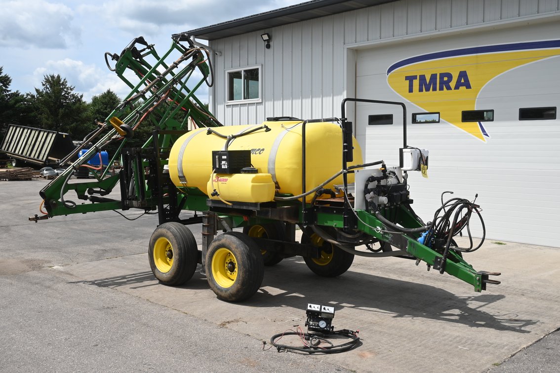 Demco 500 Gallon pull type sprayer Kisro Retirement