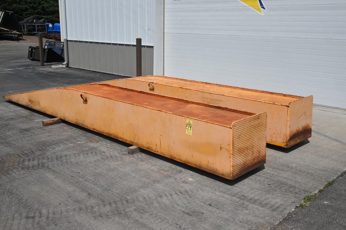 Set of Heavy Equipment Service Ramps