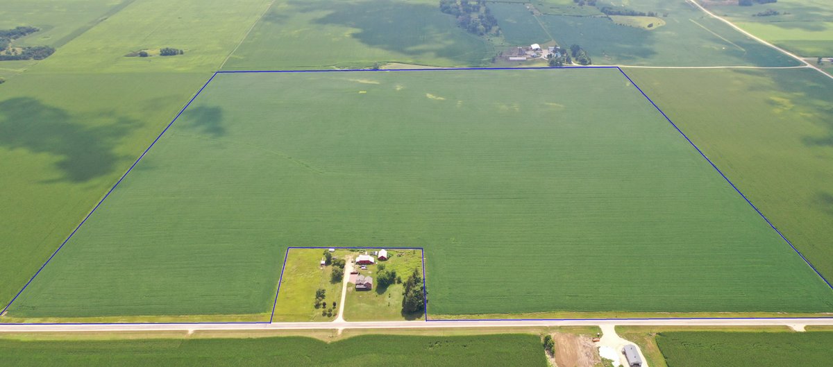 155.6+/- Acre Farm with 153.86+/- Tillable