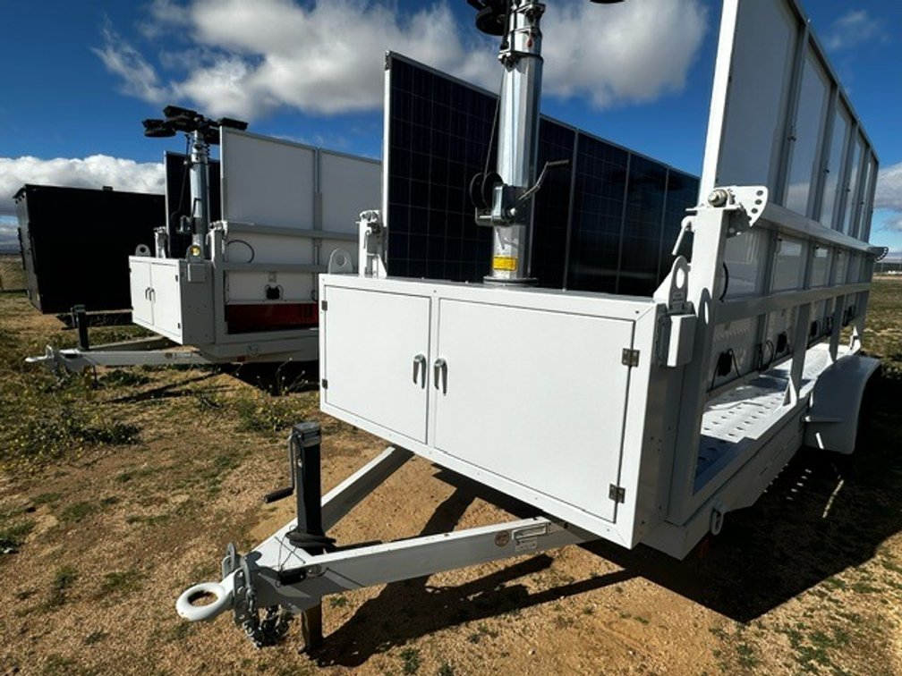Mobile Solar Generator Trailer - Configuration A VIN# 1U92E2229FW081392