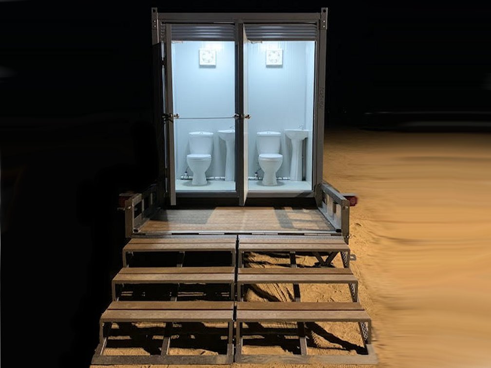 Custom Luxury Mobile Restroom