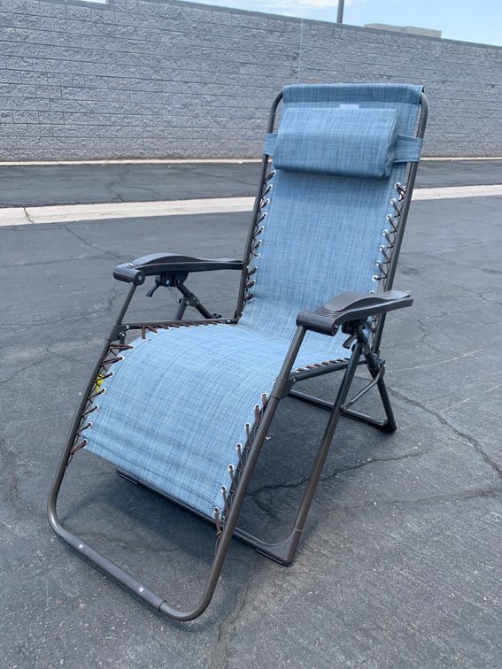 Adjustable Steel Mesh Zero Gravity Lounge Chair Recliner NEW