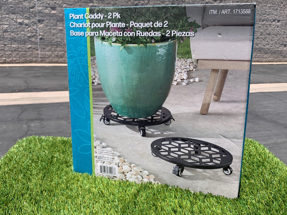 (2) Wheeled Plant Caddy / dolly -  NEW